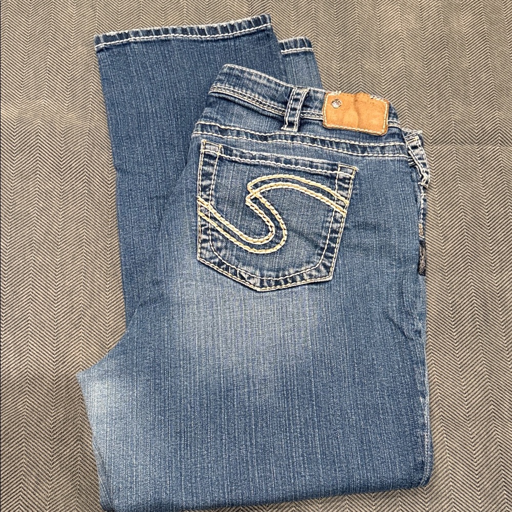 Silver Jeans Blue Capris